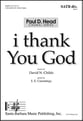 i thank You God SSAATTBB choral sheet music cover
